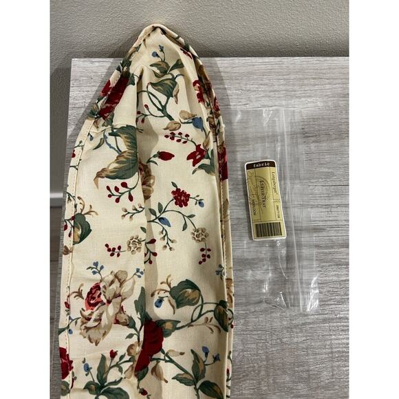 Longaberger Fabric Basket Liner LETTER TRAY Heirloom Floral roses New - Picture 1 of 1